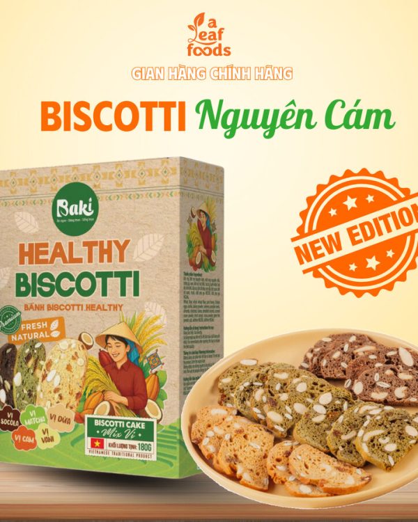 Bánh Biscotti Nguyên Cám 180g/200g/360g