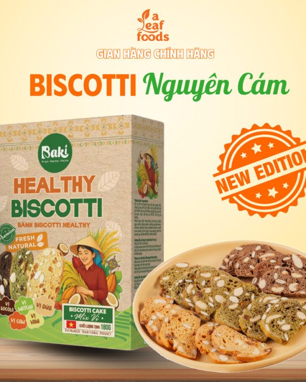 Bánh Biscotti Nguyên Cám 100g/250g/500g