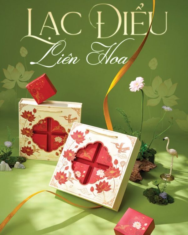 Hộp Quà Lạc Điểu Liên Hoa (4 bánh 150g)