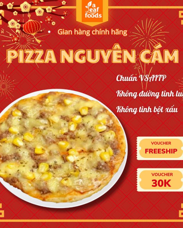 Bánh Pizza Nguyên Cám Ăn Kiêng Eatclean