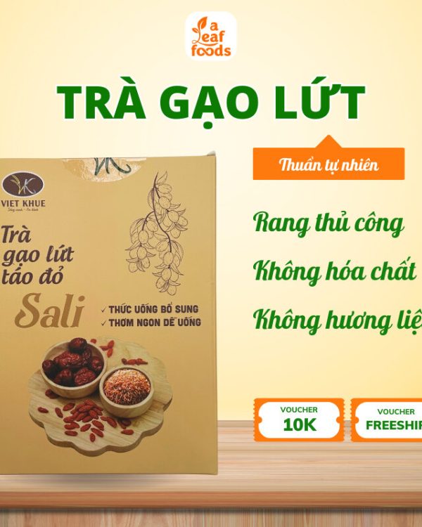 Trà Gạo Lứt Táo Đỏ Sali 480g